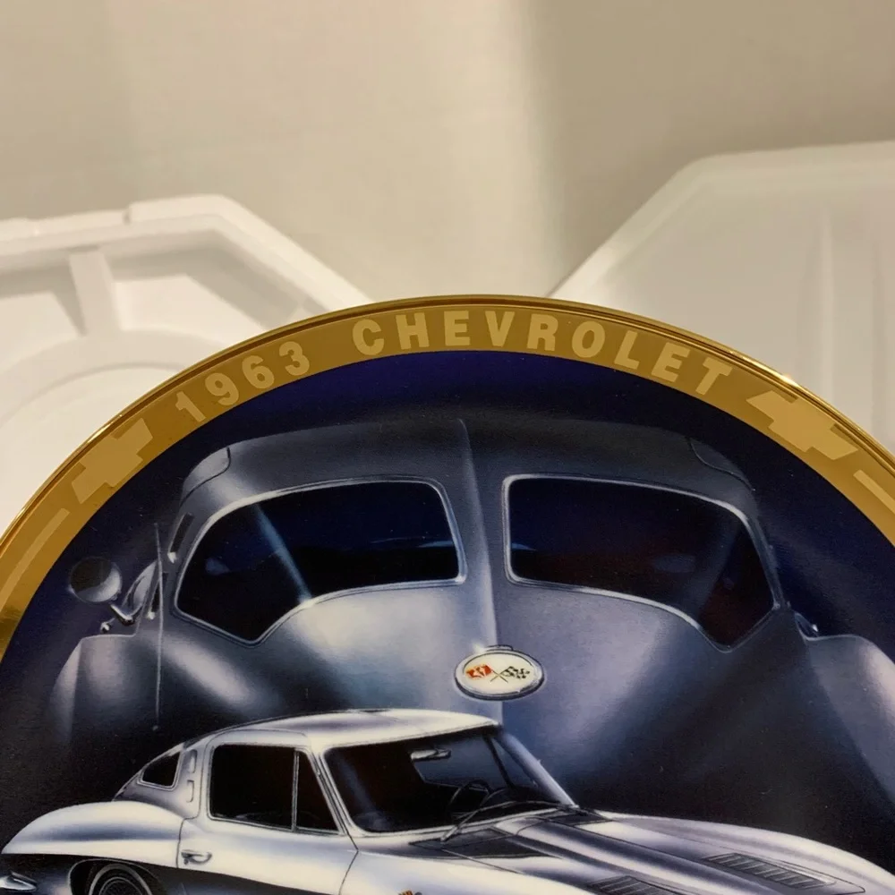 The Hamilton Collection 1963 Corvette Sting Ray Plate # 1860 X